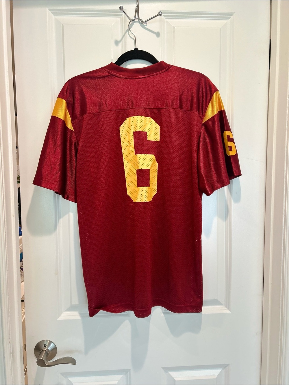 Nike USC Trojans #6 Football Jersey Youth XL Cardinal Red Gold NCAA Game Day - Picture 4 of 10